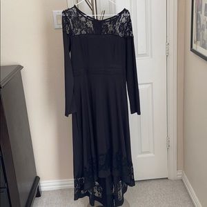 Black High-Low Formal Dress